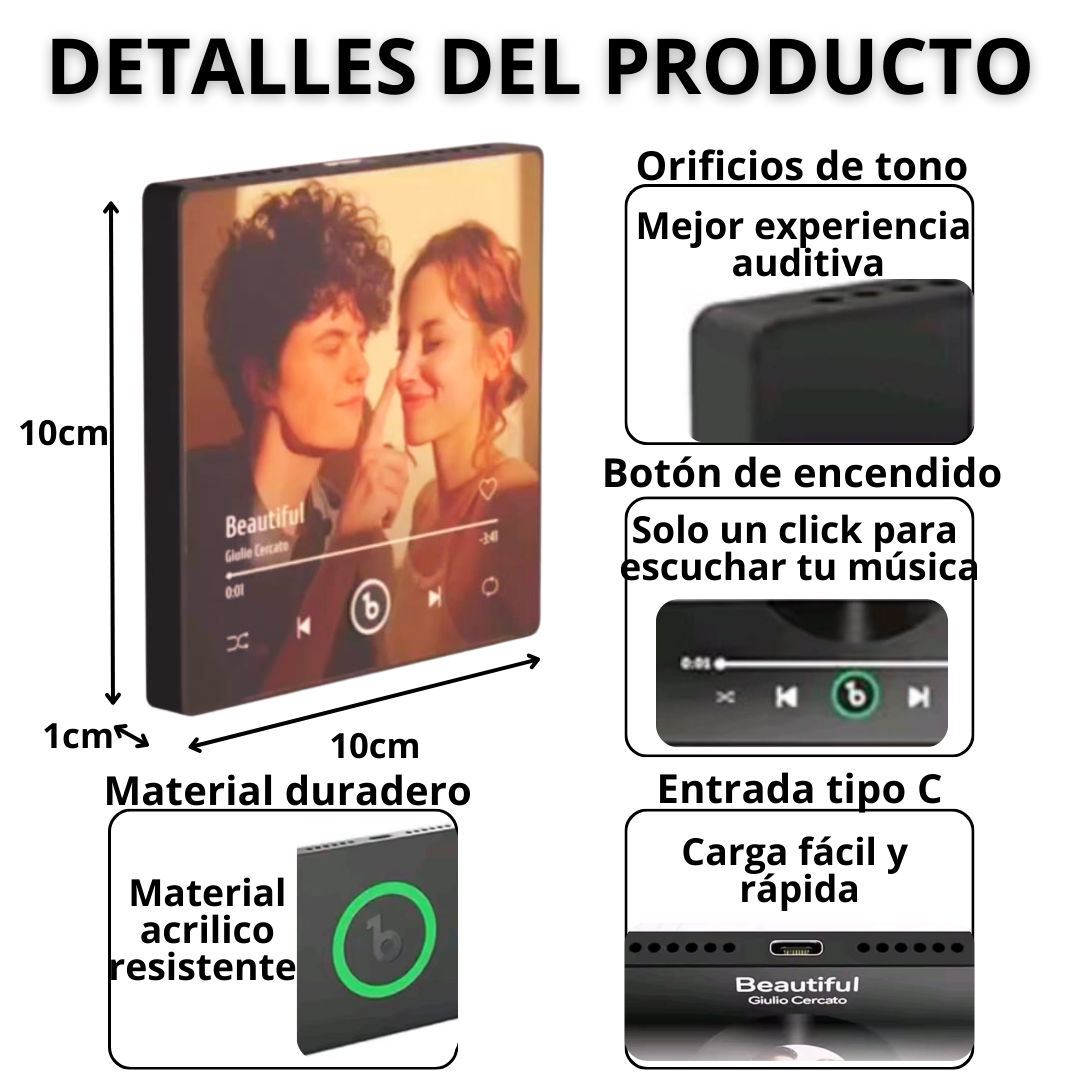 Imán Musical Personalizado